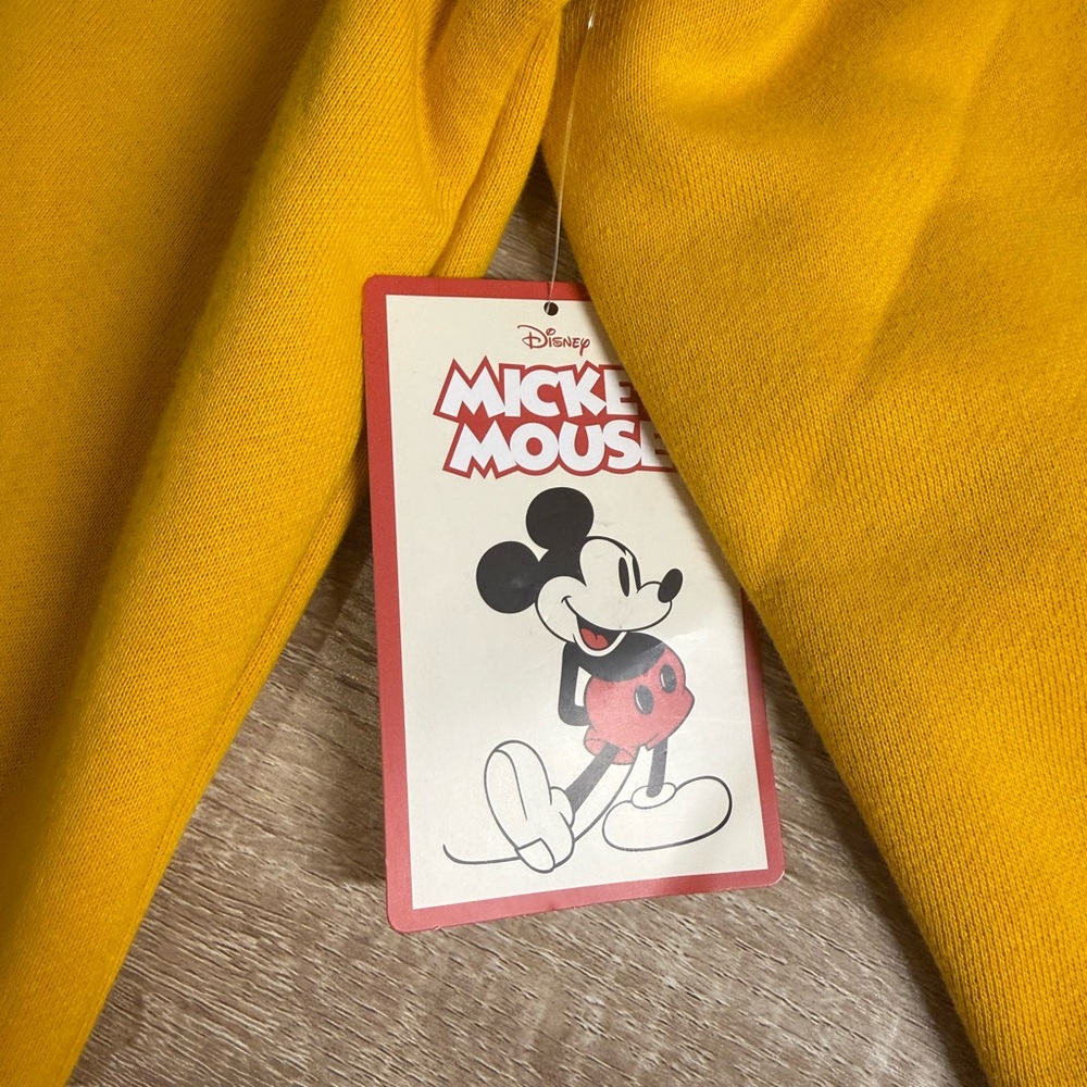 Disney Mickey Mouse Mustard Yellow Apparel - Picture 3 of 9